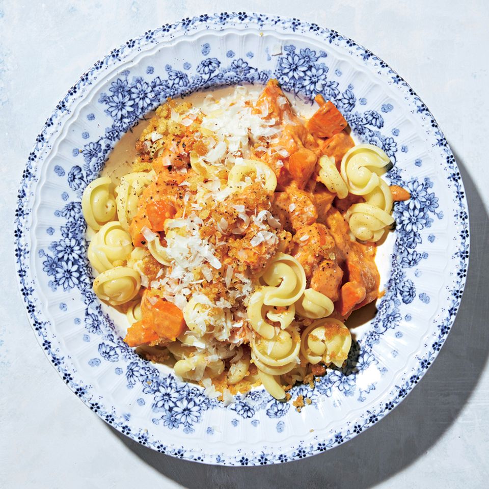 Orecchiette mit Kürbis-Ragout