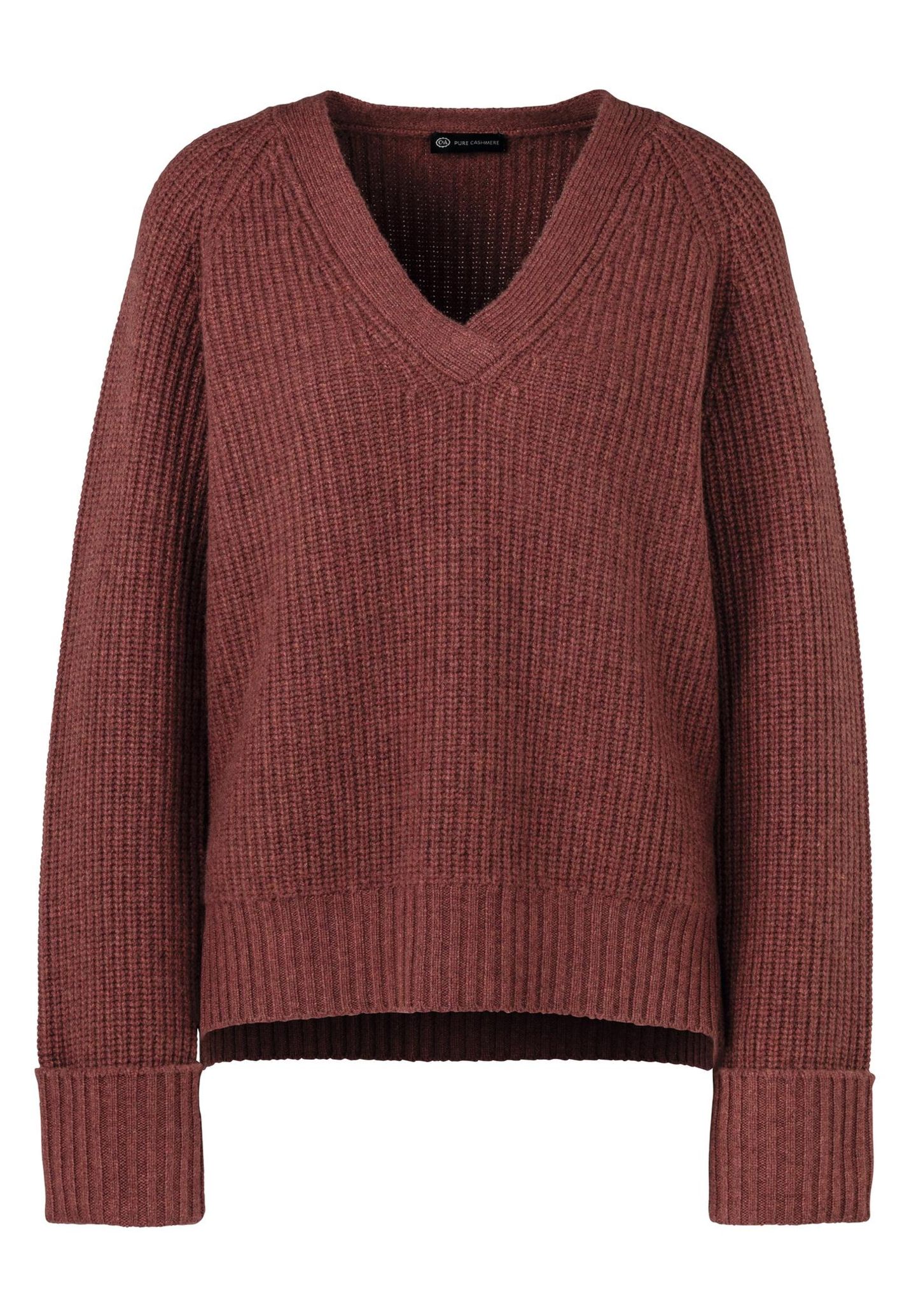 1 Style, 2 Looks: Weinroter Cashmere Pullover