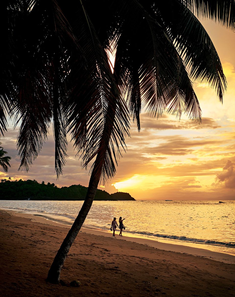 Dominikanische Republik: Sonnenuntergang am Strand