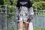 New York Fashion Week 2019: Frau mit Longpulli