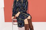 Tragbare Laufsteg-Trends: Die schönsten Looks: Blaues Kleid
