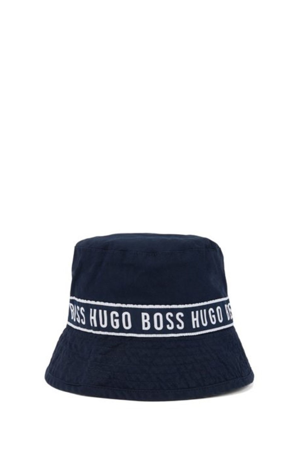 Fischerhut dunkelblau mit Hugo Boss Aufschrift