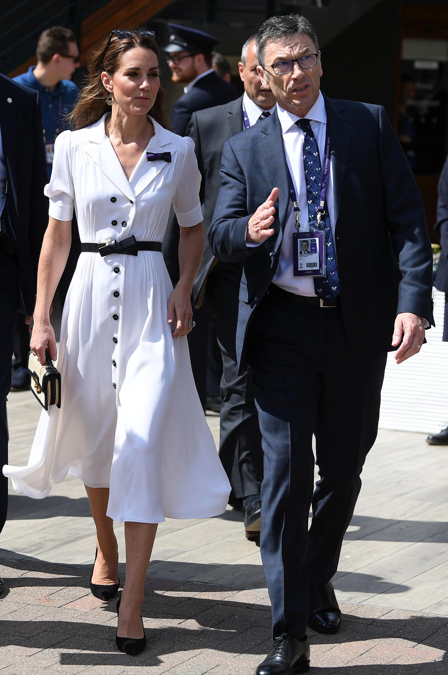 Meghan Markle + Herzogin Kate: Kate Middleton im weissen Kleid
