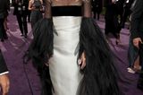 Gwyneth Paltrow setzt auf zeitlose Eleganz und ein Dress von Valentino Haute Couture.