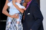 Herzogin Meghan und Baby Archie mit dem Erzbischof Desmond Tutu