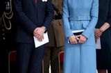 Royale Recycler: Herzogin Kate im blauen Mantel
