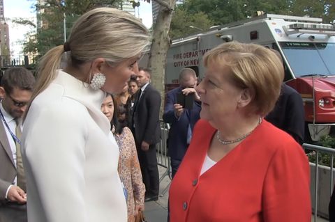 Merkel trifft Maxima