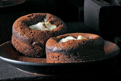 Schoko-Küchlein mit Frischkäse