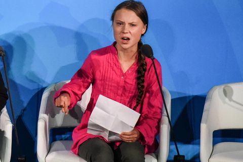 Greta Thunberg beim Weltklimagipfel in New York
