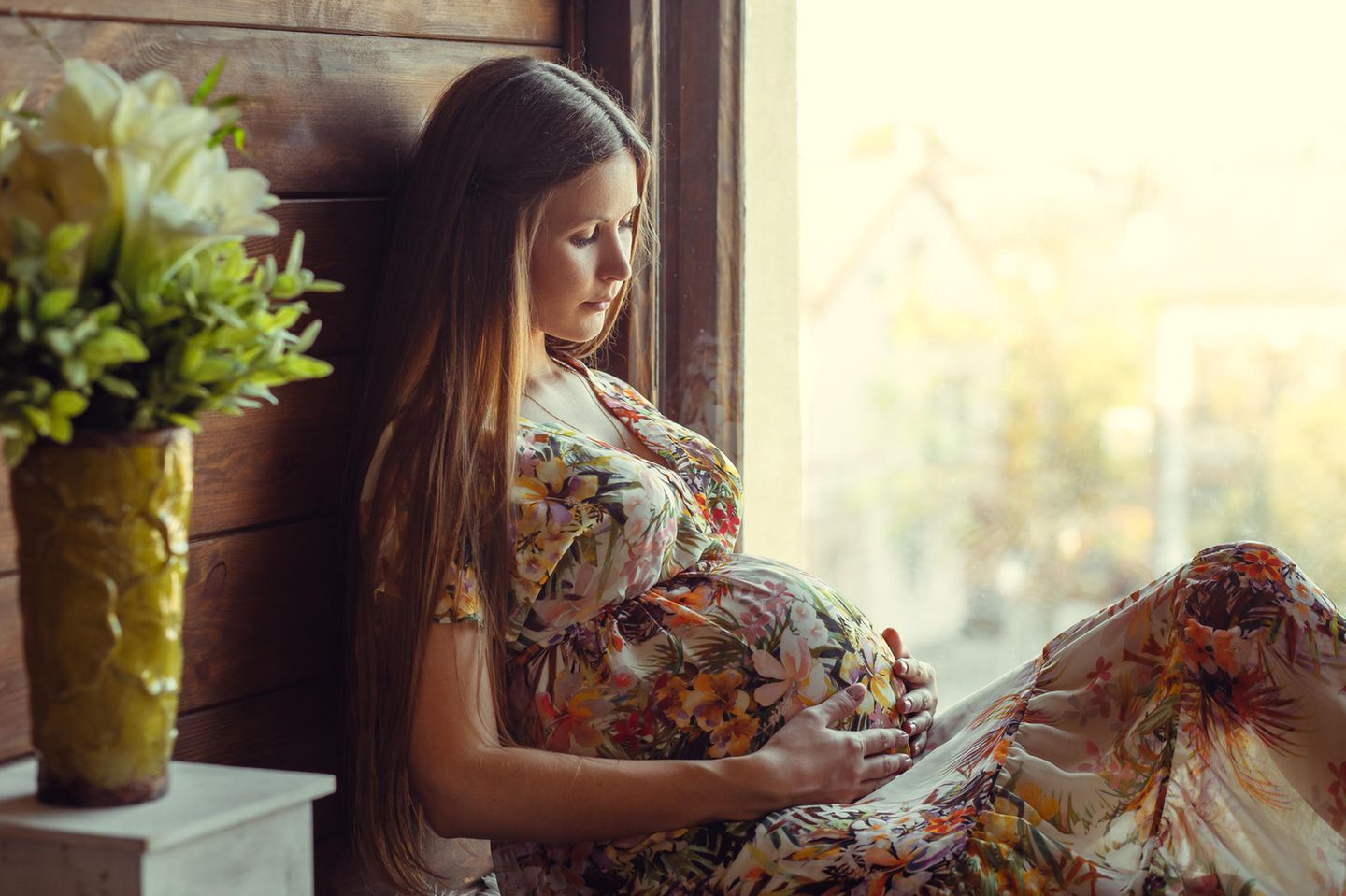 Fruchtbarkeits-Kaugummi: Frau mit Babybauch