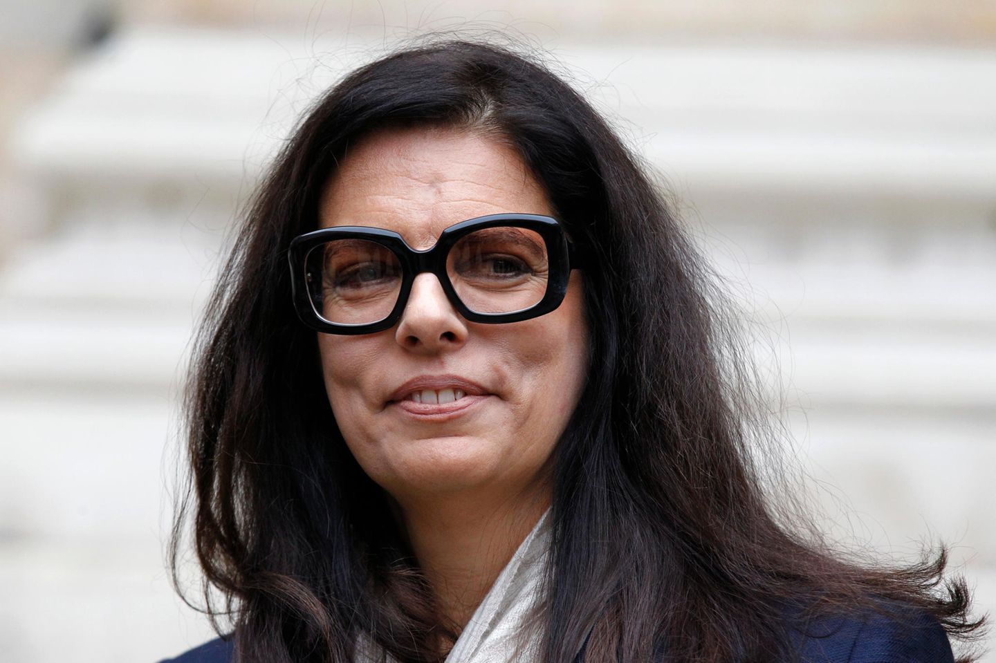 Die reichsten Frauen der Welt: Francoise Bettencourt-Meyers mit Brille lächelt