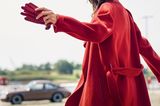 Wintermantel für Damen: Trendteile von 2019: Roter Mantel