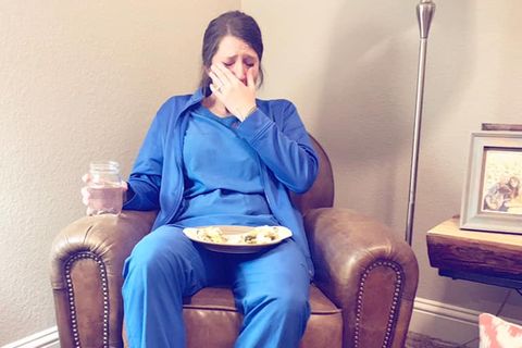 Facebook: Foto zeigt, wie hart der Alltag von Krankenschwestern ist