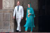 Herzogin Kate + Prinz William: kommen barfuss aus einer Moschee