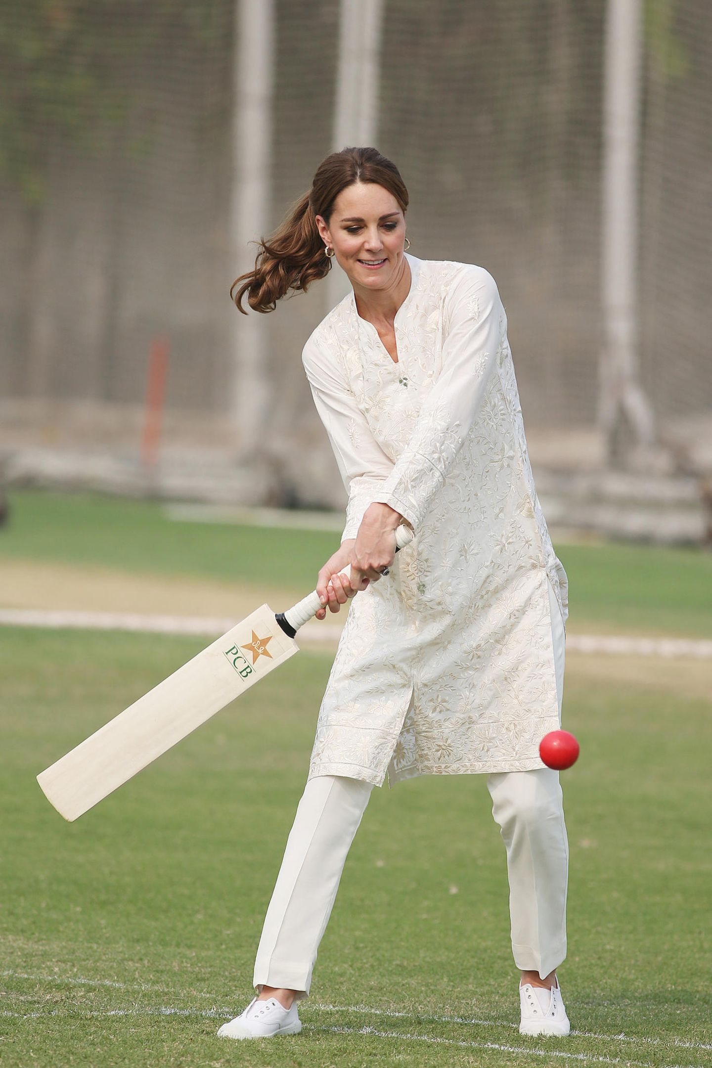 Herzogin Kate + Prinz William: spielt Cricket