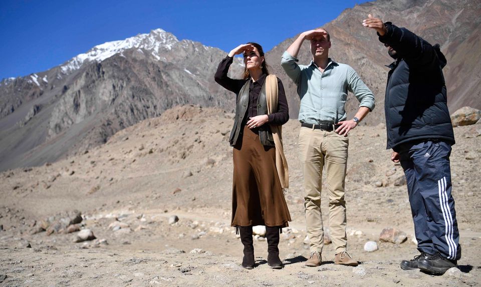 Herzogin Kate + Prinz William: im Hindukusch Gebirge