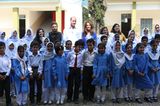Herzogin Kate + Prinz William: zusammen mit einer Schulklasse