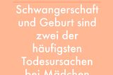 Müttersterblichkeit