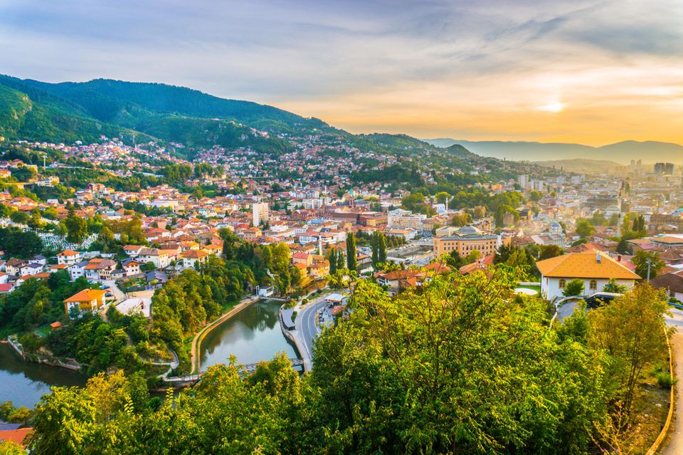 Sarajevo - Die besten Reisetipps: Stadt im Talkessel