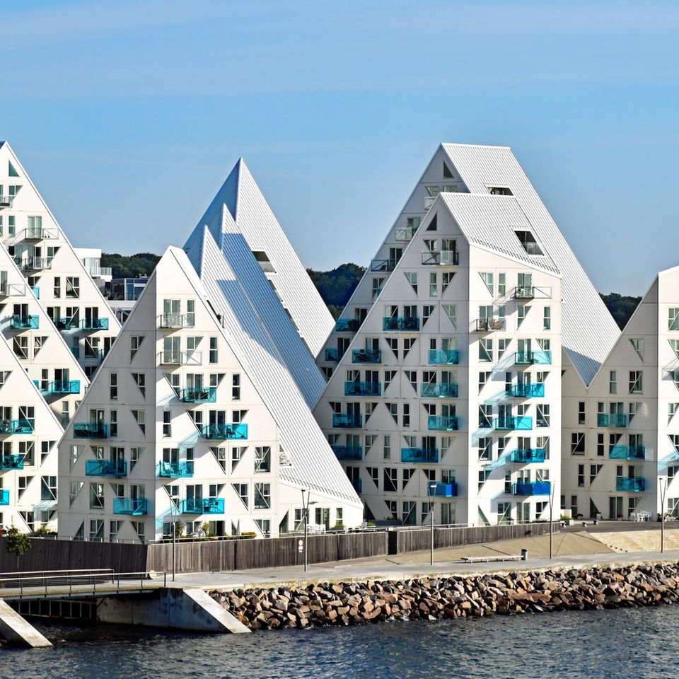 Sehenswürdigkeiten in Aarhus - die besten Tipps: Wohnhaus Eisberg