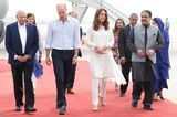Lady Dianas Looks: Kate Middleton in weissem Kaftan
