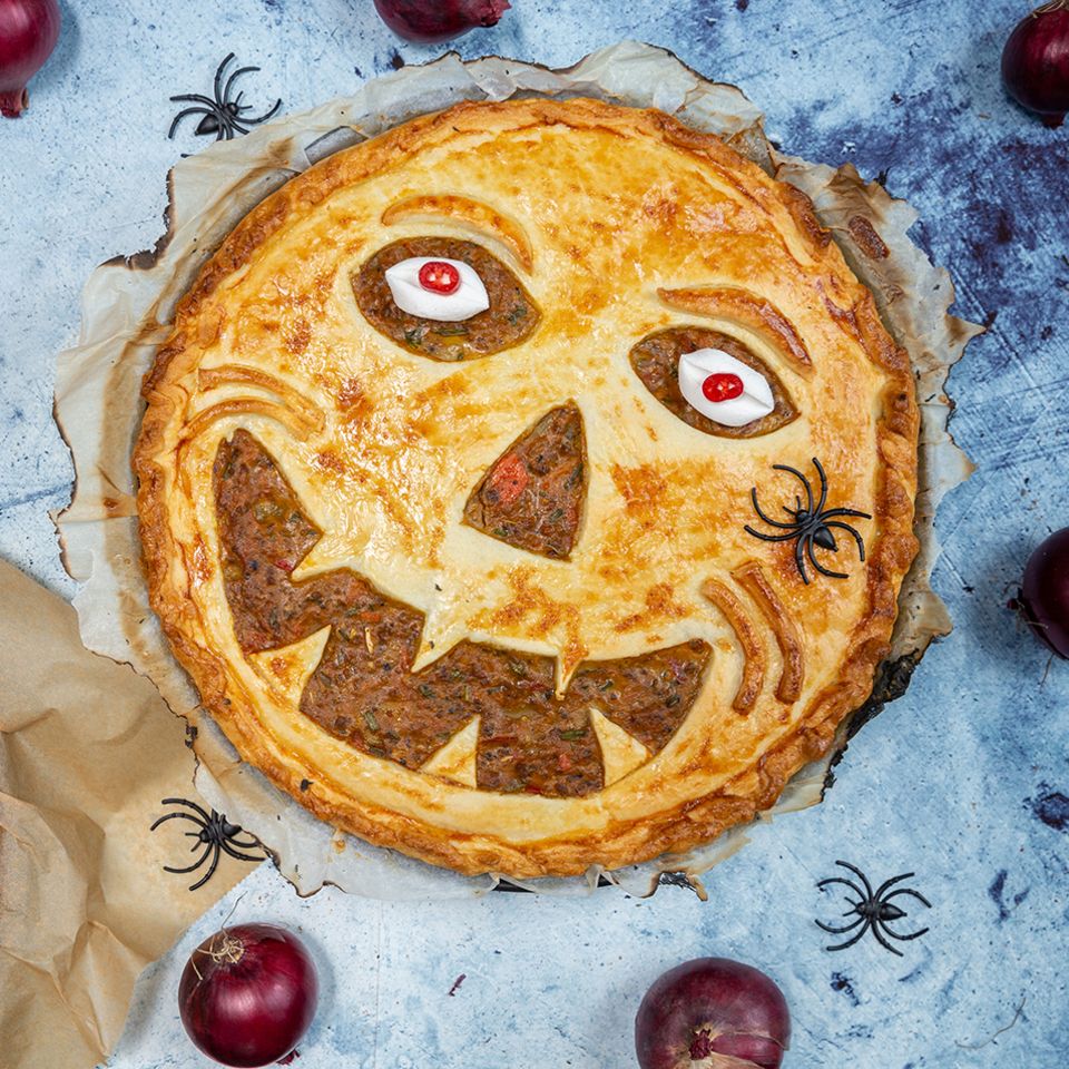 Halloween-Kürbis-Pie