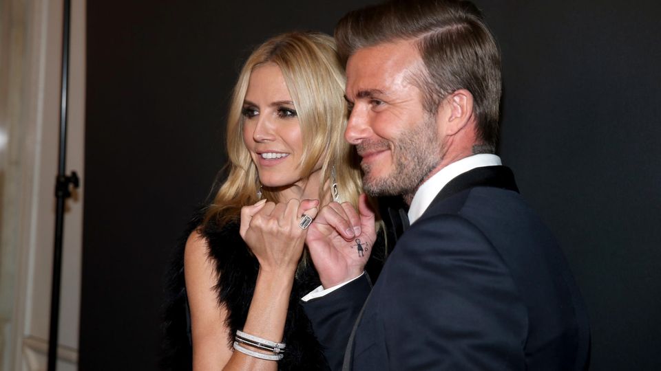 Heidi Klum und David Beckham: Praktikum