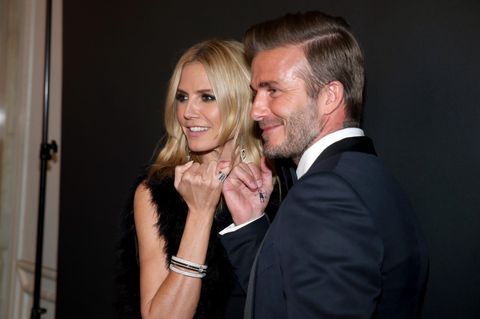 Heidi Klum und David Beckham: Praktikum