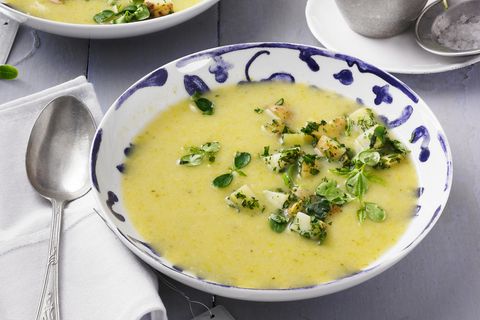 Kartoffel-Kresse-Suppe