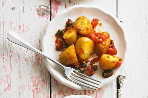 Antipasti-Kartoffeln alla Puttanesca