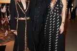 Promi-Events: Christiane Arp posiert mit Lena Meyer Landrut und Emilia Schüle