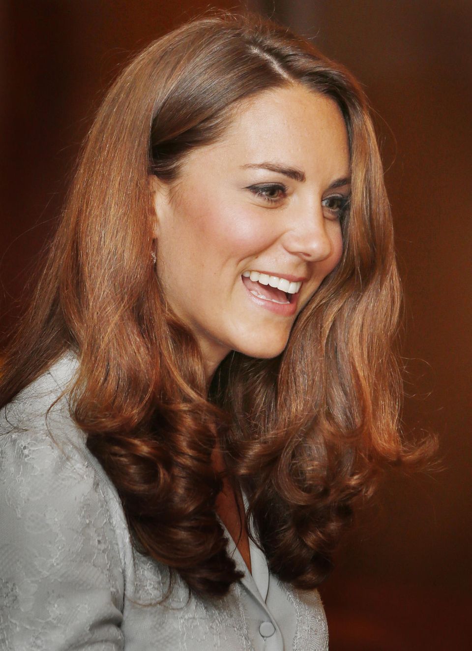 Haarfarben der Royals: Kate Middleton lächelt