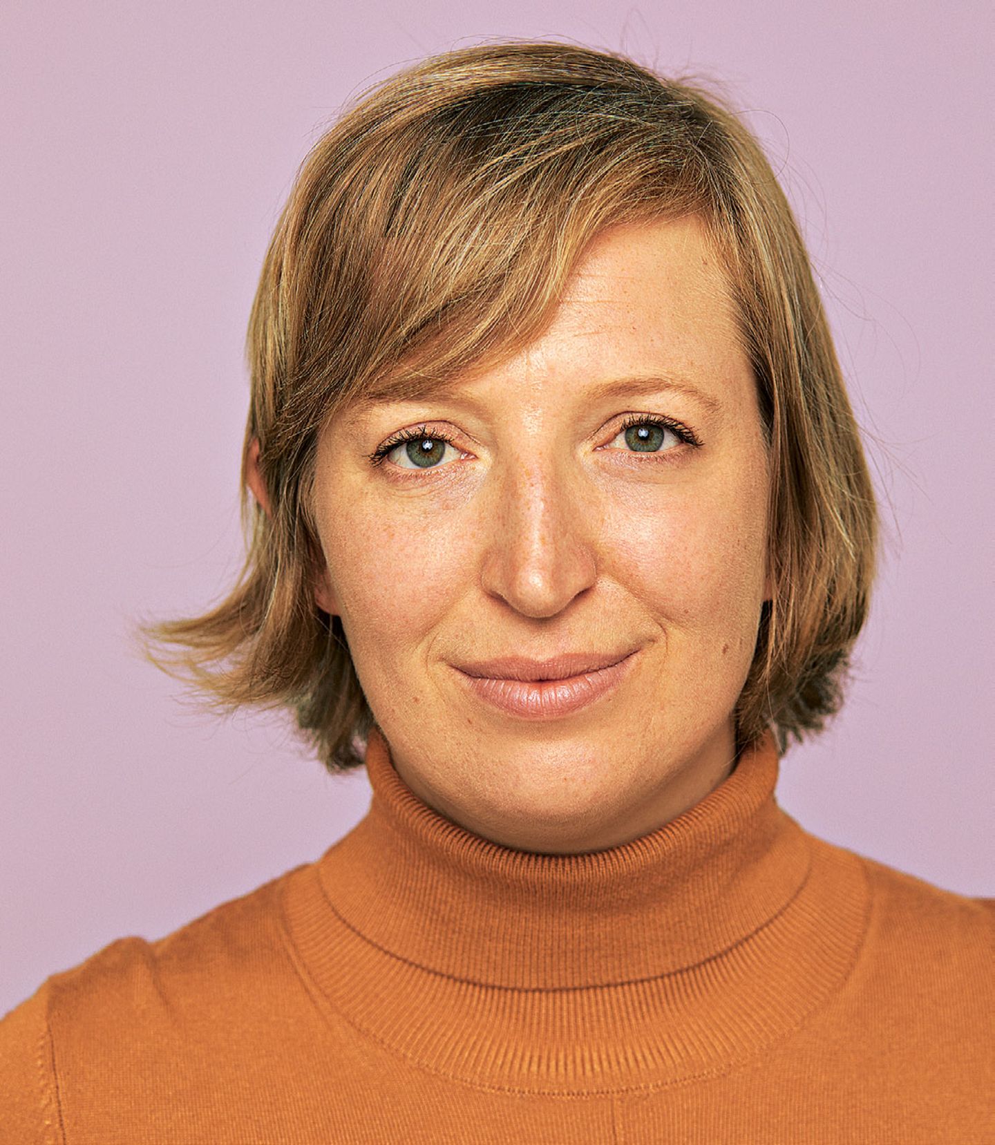 Frisur: Kathrin Eschrich vor dem Umstyling