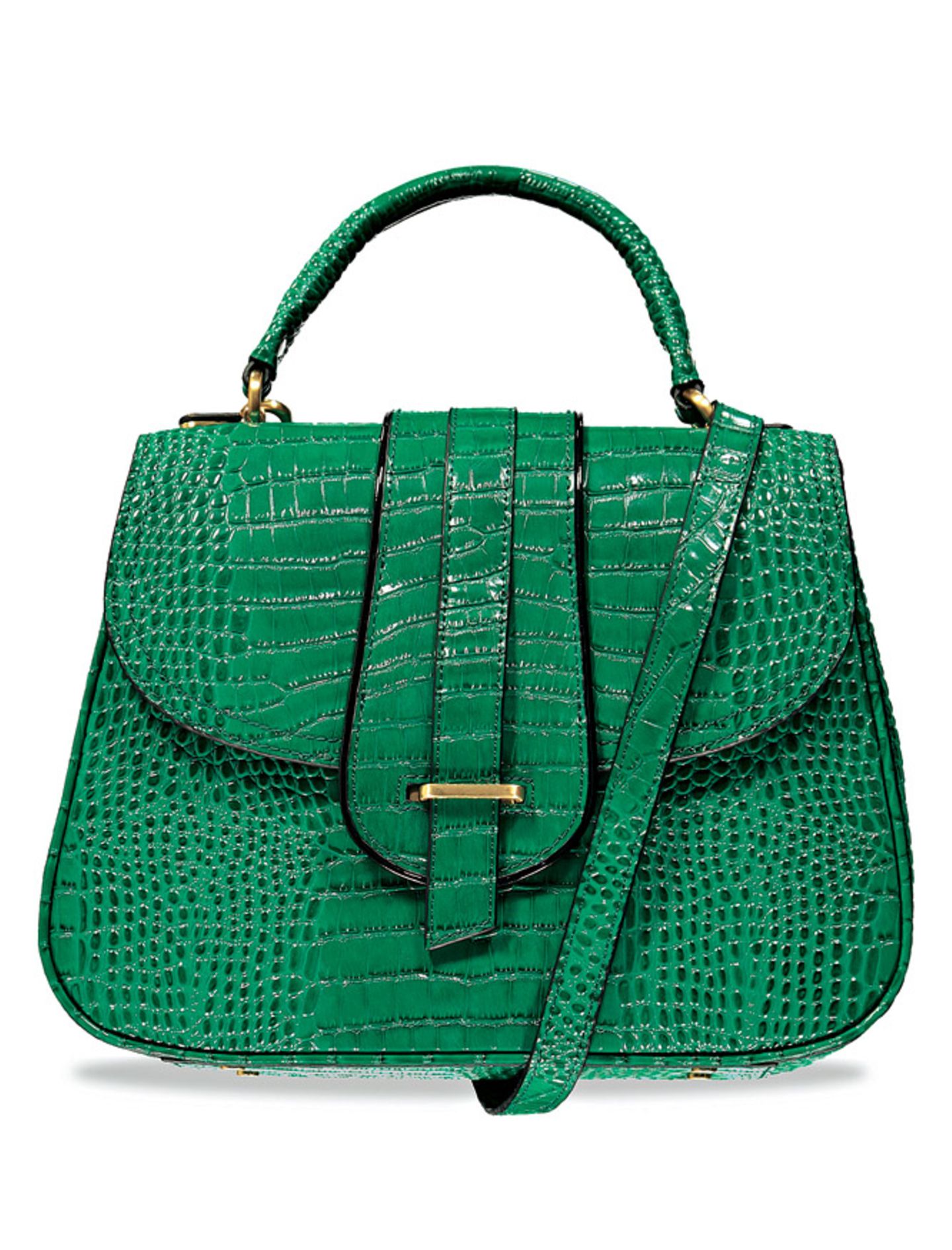 Fashion-Highlights: Schöne Mode-Trends der Saison: Grüne Tasche