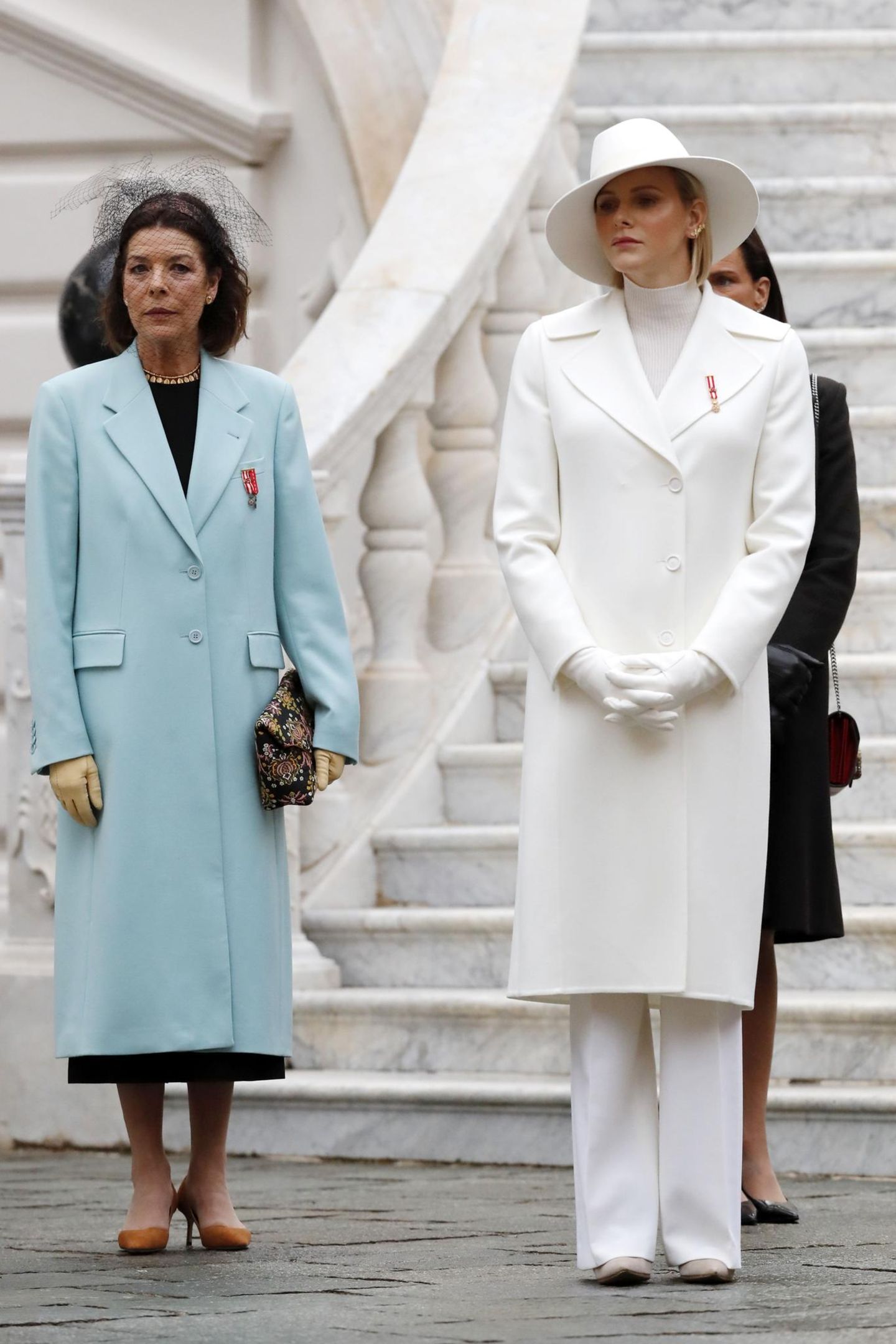Looks der Royals: Charlene von Monaco ganz in weiß