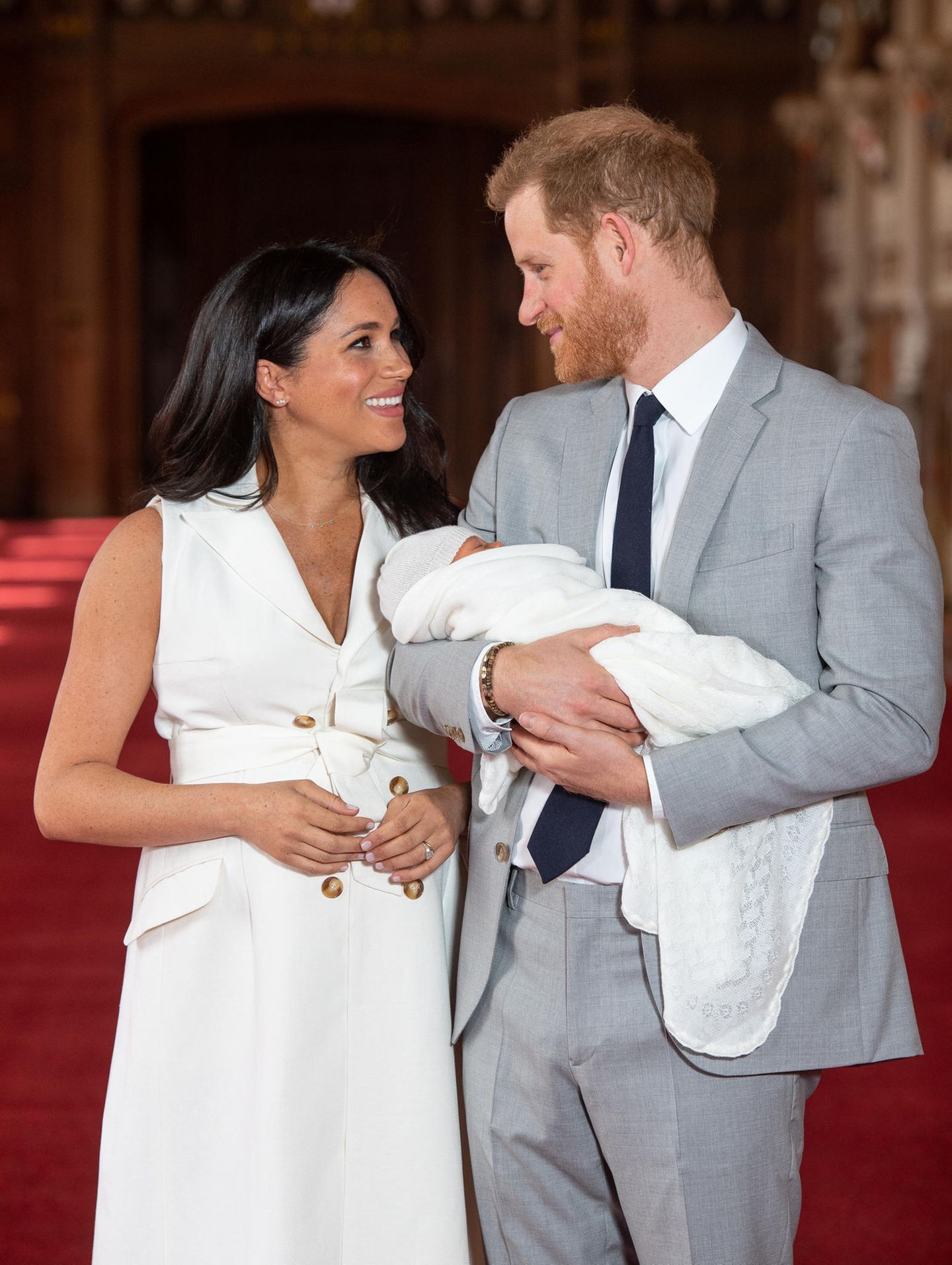 Meghan, Kate und Co. 2019: Prinz Harry und Meghan Markle mit Baby Archie