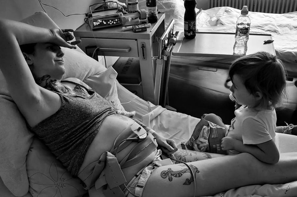 Mama-Bloggerin Jenny Im Krankenhaus
