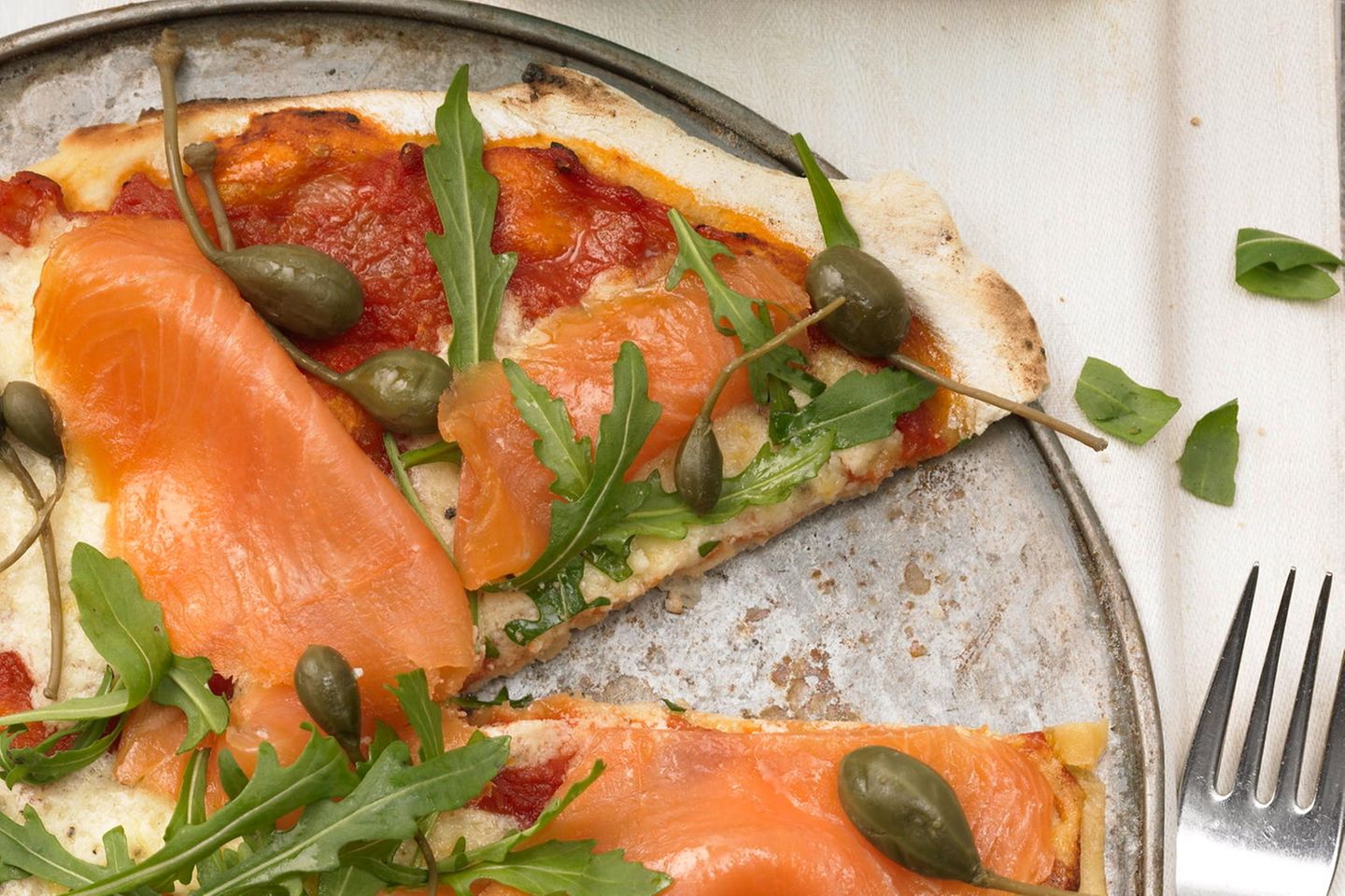 Pizza Salmone Lachs Pizza Brigitte De