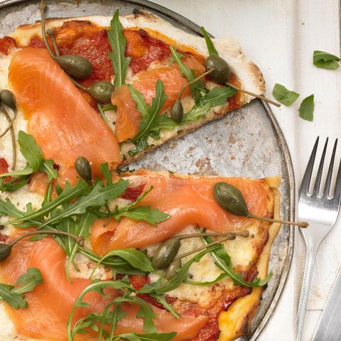 Pizza Salmone Lachs Pizza Brigitte De