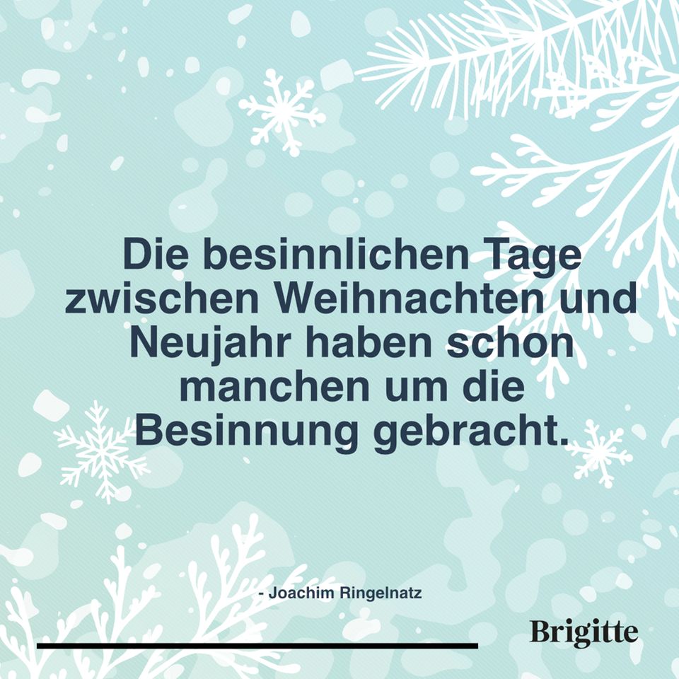 Schöne Zitate zu Weihnachten | BRIGITTE.de