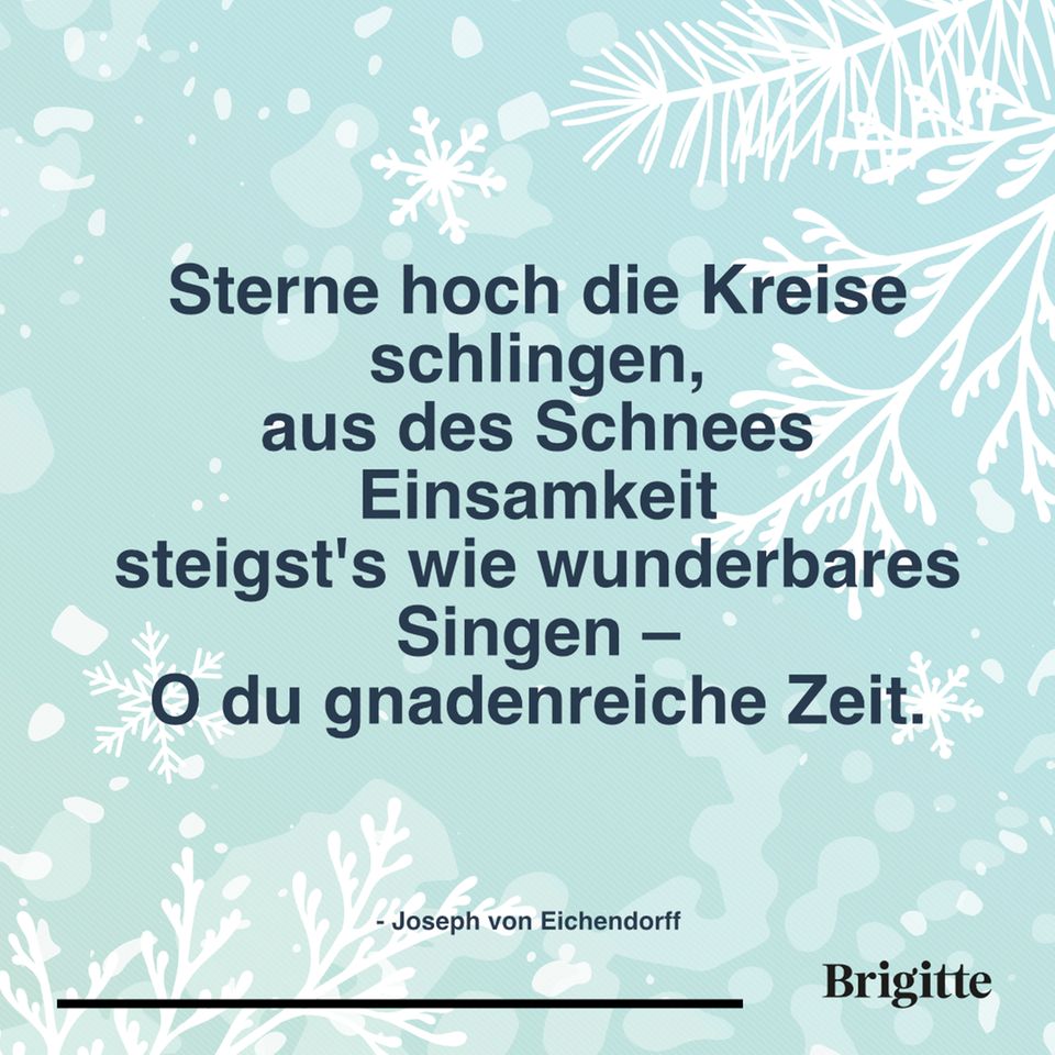 Schöne Zitate zu Weihnachten | BRIGITTE.de