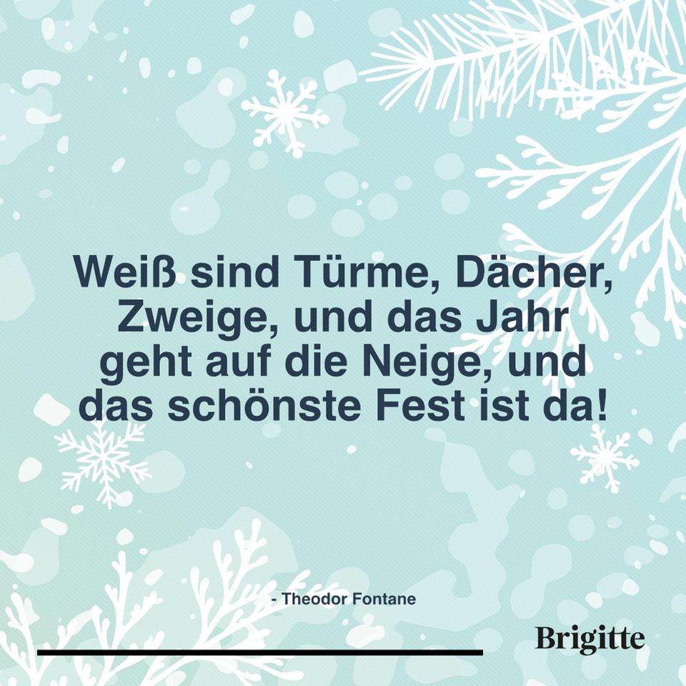 Schöne Zitate Zu Weihnachten | BRIGITTE.de