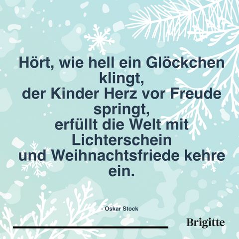 Schöne Zitate zu Weihnachten | BRIGITTE.de