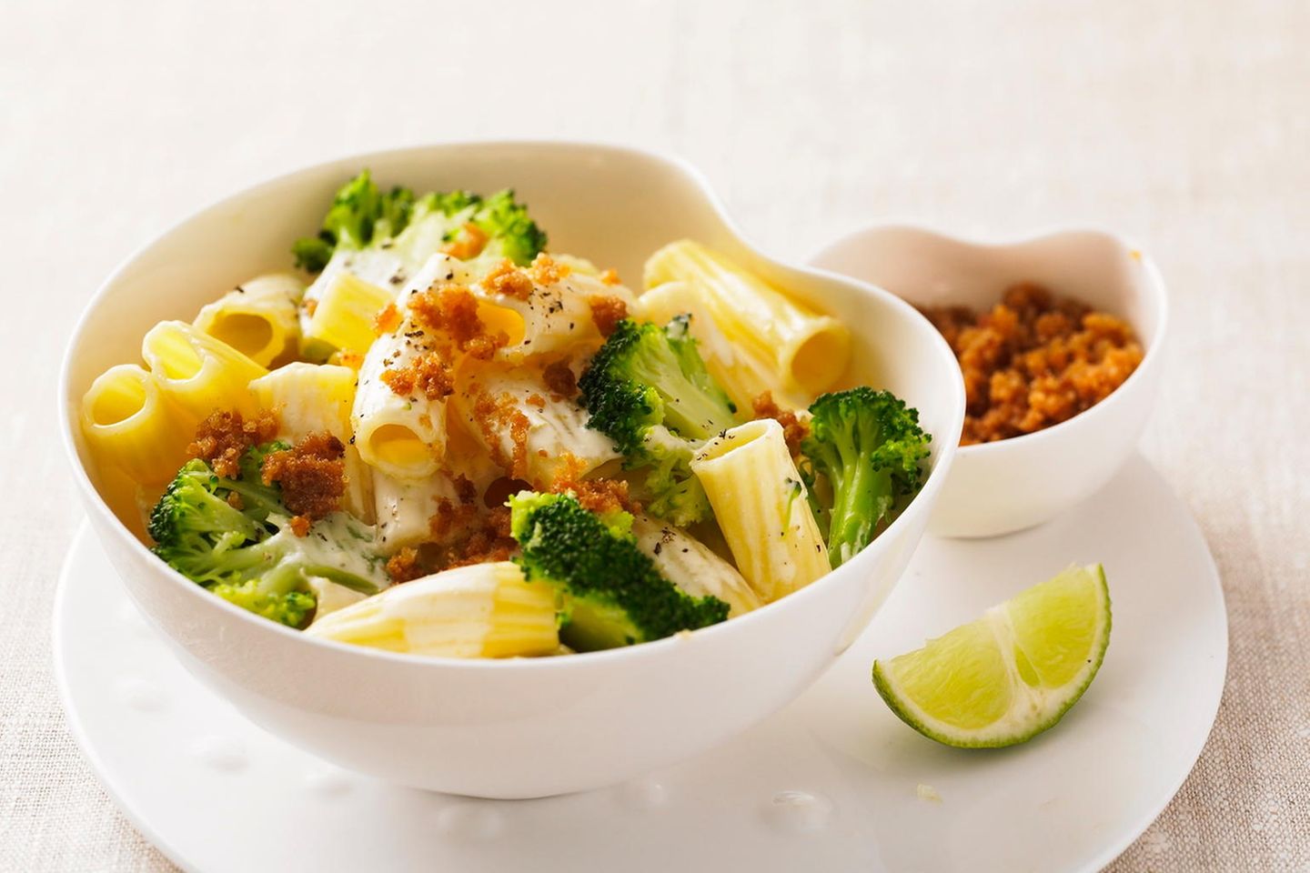 Tortiglioni Mit Brokkoli Und Limettensosse Brigitte De 