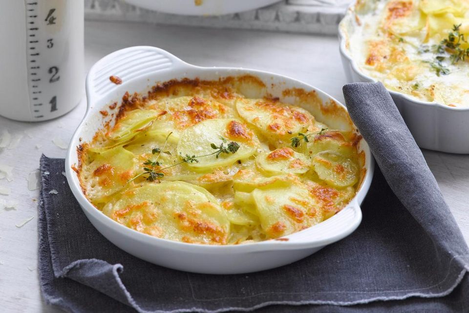 Kartoffelgratin mit Pecorino Kartoffelgratin mit Pecorino