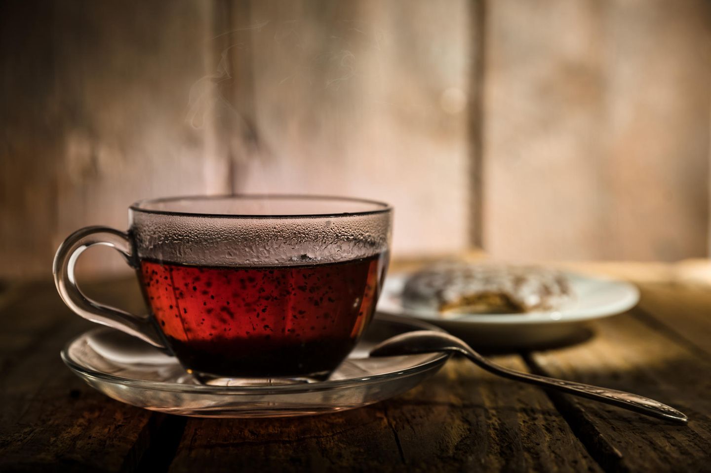 Schwarzer Tee: Schwarzer Tee in einer Tasse