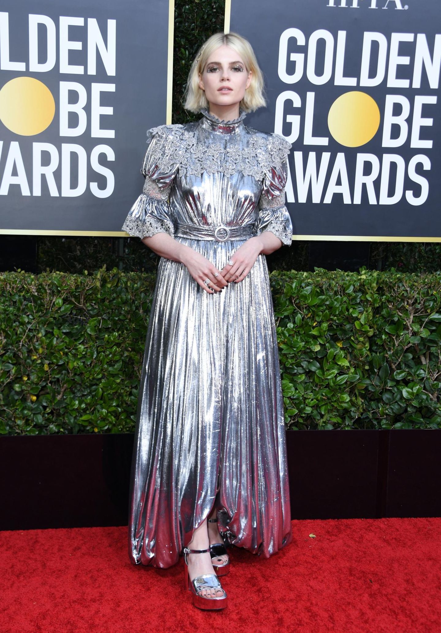 Golden Globes 2020: Lucy Boynton