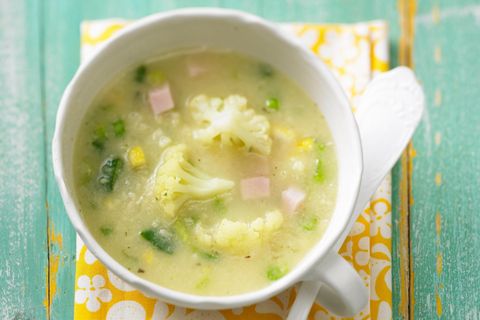 Zitronen-Blumenkohl-Suppe