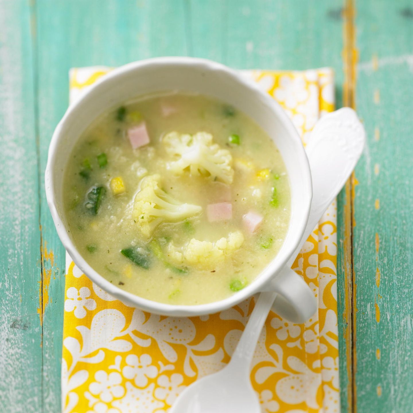Zitronen-Blumenkohl-Suppe