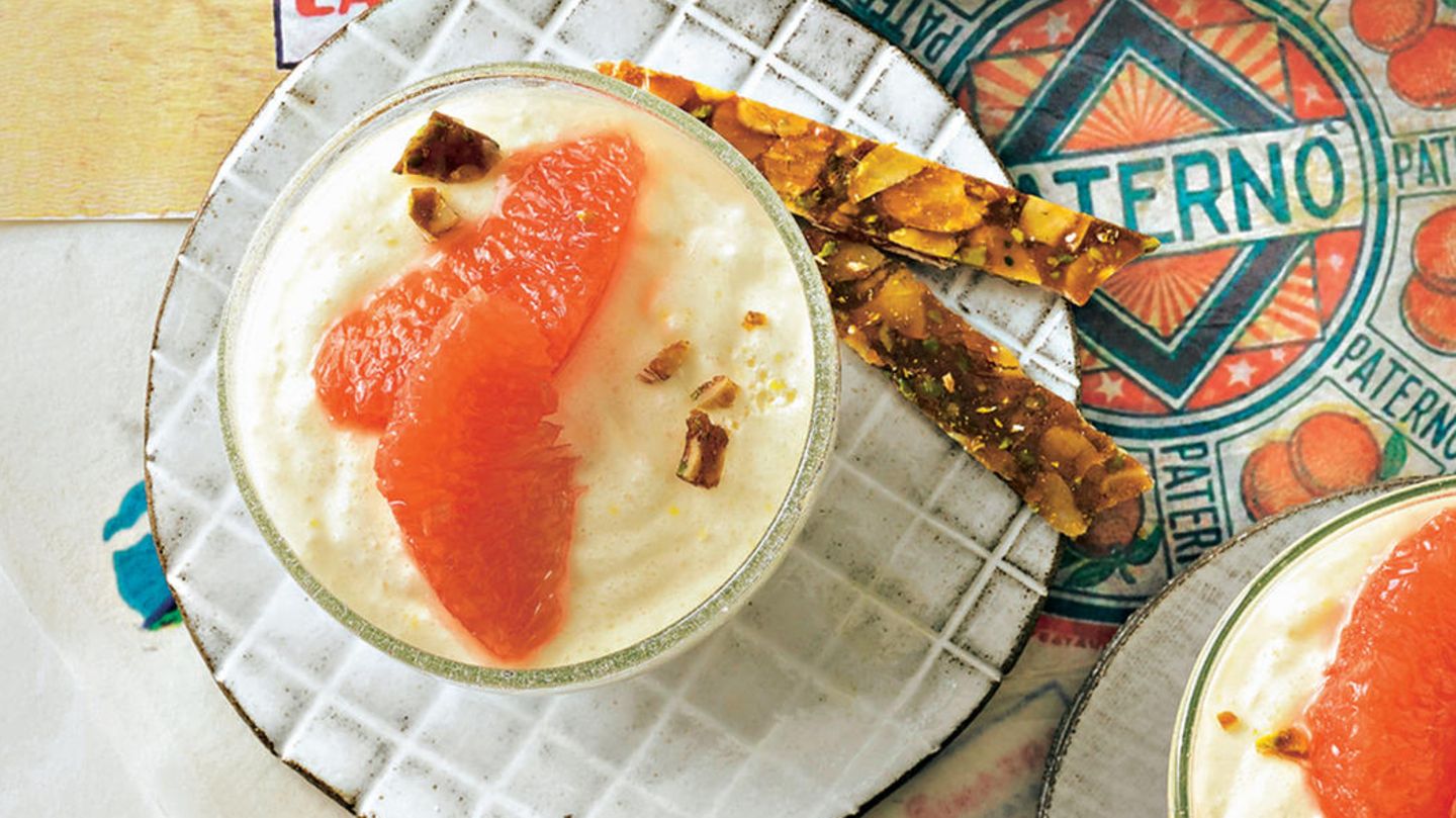 GrapefruitMousse mit Krokant BRIGITTE.de
